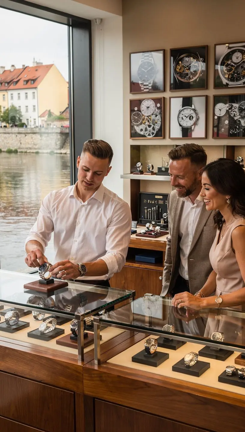 Illustration of various watch movements and mechanisms